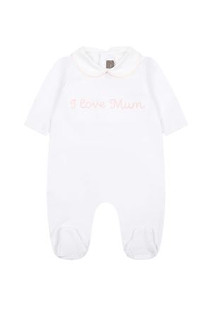 White stretch-cotton pyjamas LITTLE BEAR KIDS | 8044BCOROSA